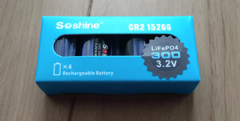 Sohene製CR2充電池
